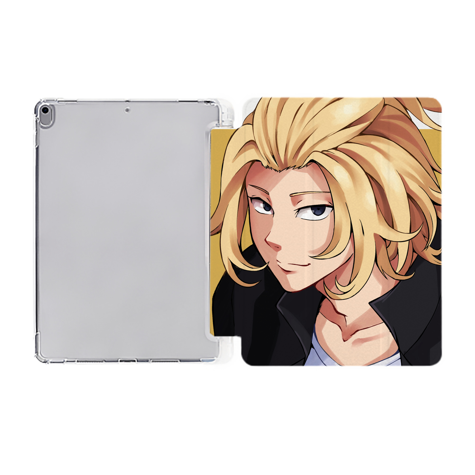 （画像用） 東京リベンジャーズ Tokyo Revengers IPad ケース ペン収納付き 三つ折りスタンド PUレザー×シリコン 対応機種9.5/10.5/10.9インチ